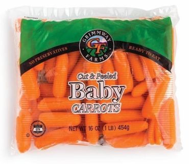 Grimmway Farms Baby Carrots Peeled And Cut, 454 g